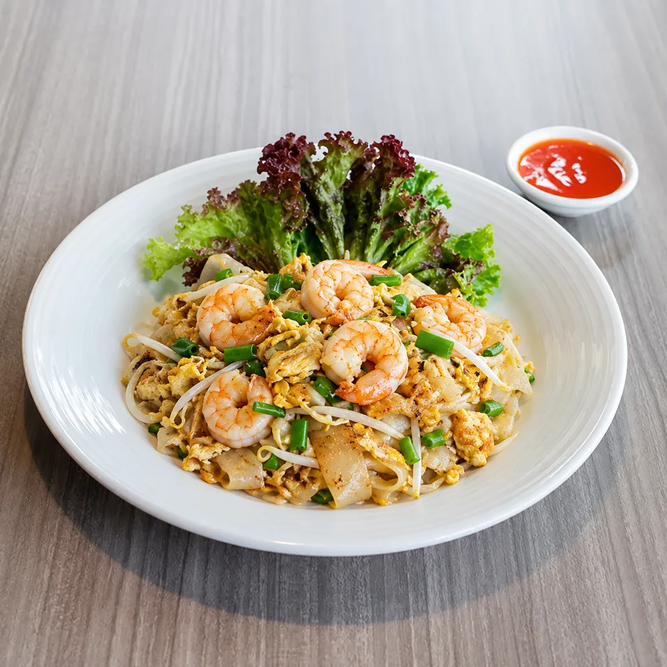 ก๋วยเตี๋ยวคั่วกุ้ง