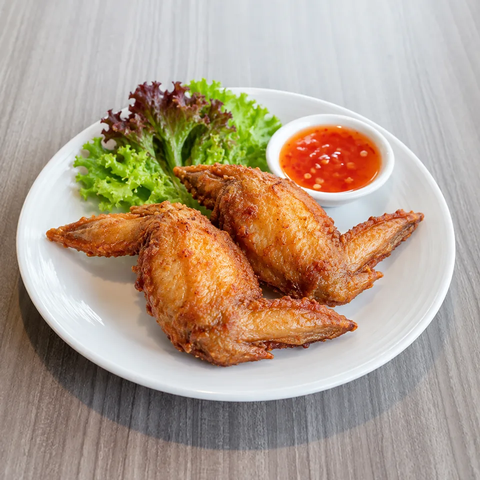 ปีกไก่ทอด2ชิ้น