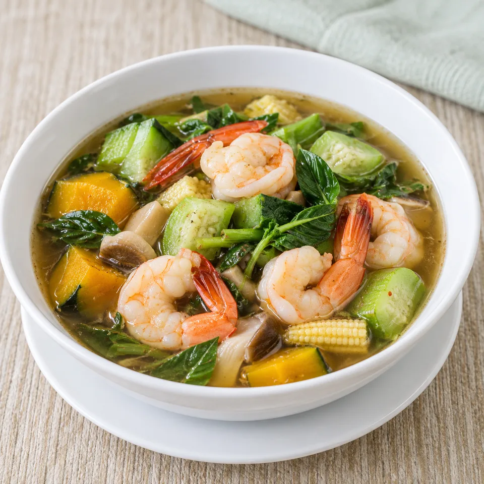 แกงเลียงกุ้ง